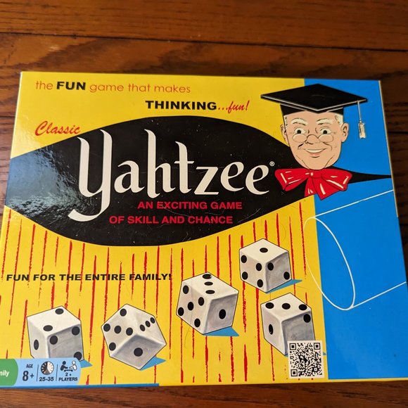 Yahtzee Classic Edition by Hasbro Vintage Game Box Edition 2013 Reissue - Picture 1 of 7